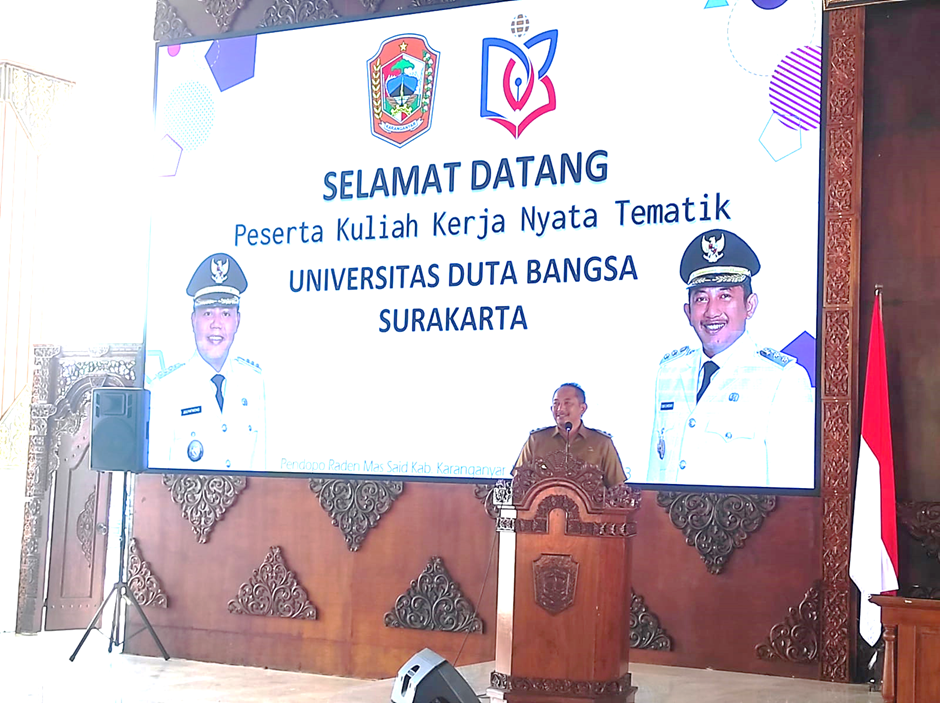 Kabupaten Karanganyar Terima Kedatangan Mahasiswa Kuliah Kerja Nyata