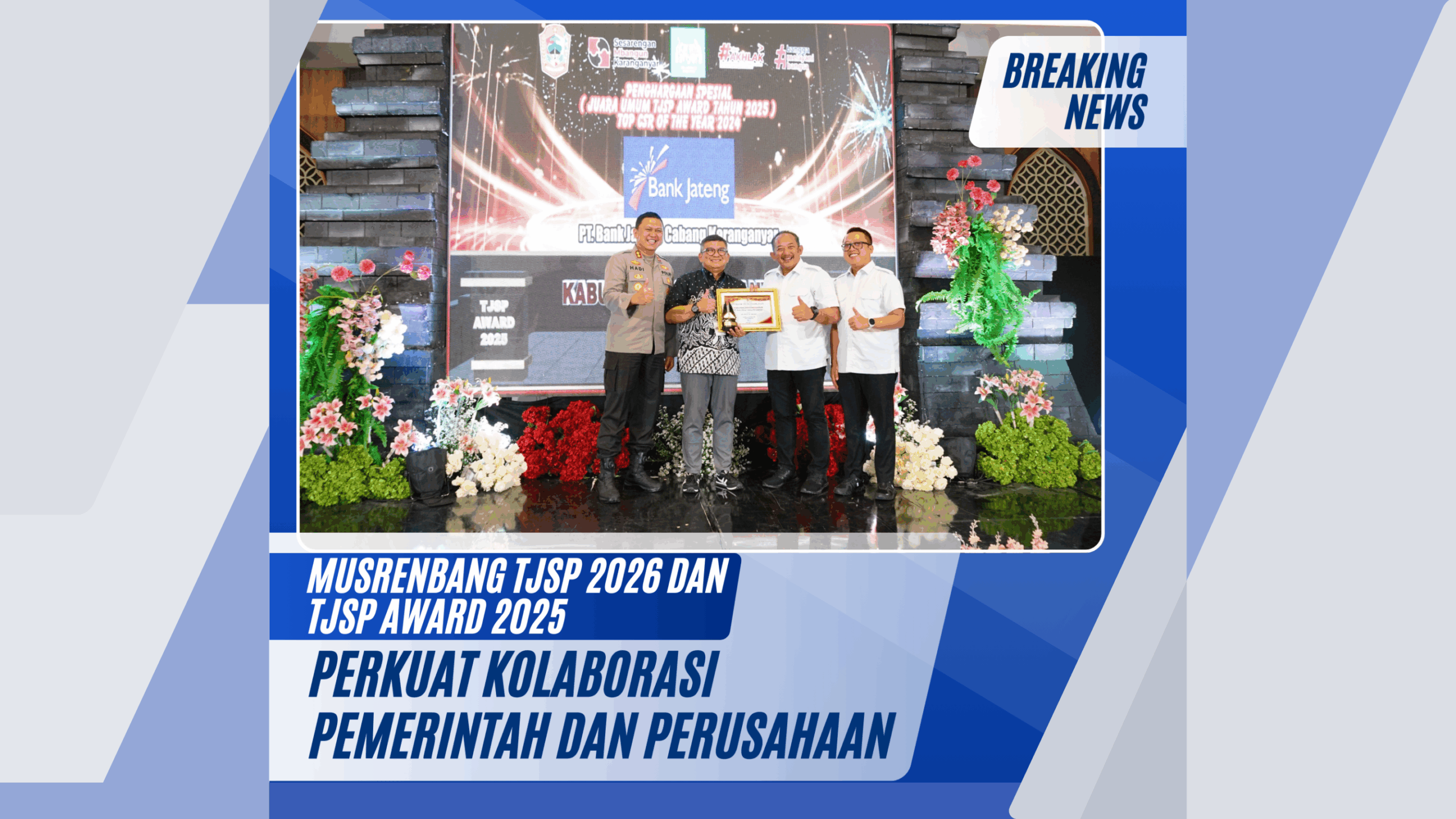 Musrenbang TJSP 2026 dan TJSP Award 2025 Perkuat Kolaborasi Pemerintah dan Perusahaan