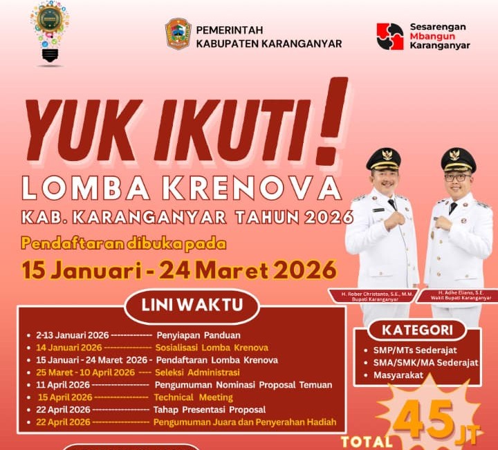 LOMBA KRENOVA DATANG LAGI!!